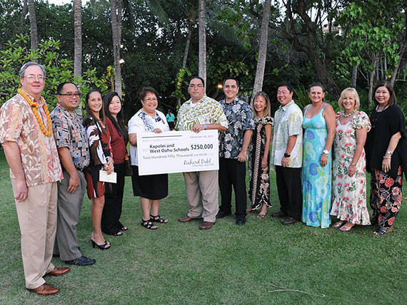 Hawaii DOE James Campbell Company Donates 250K To Kapolei West Oahu 