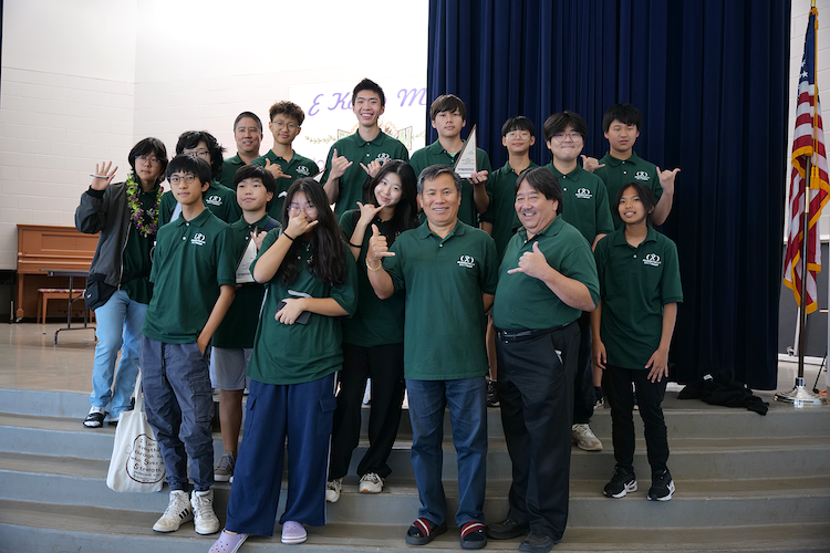 Hawaii DOE Washington Middle School 8th grader earns top score in