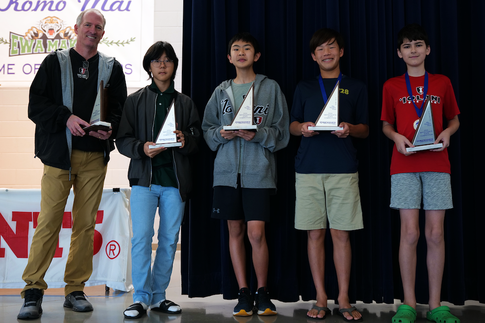 Hawaii DOE Washington Middle School 8th grader earns top score in